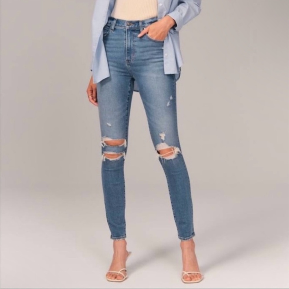 Curve Love High Rise Super Skinny Ankle Jean